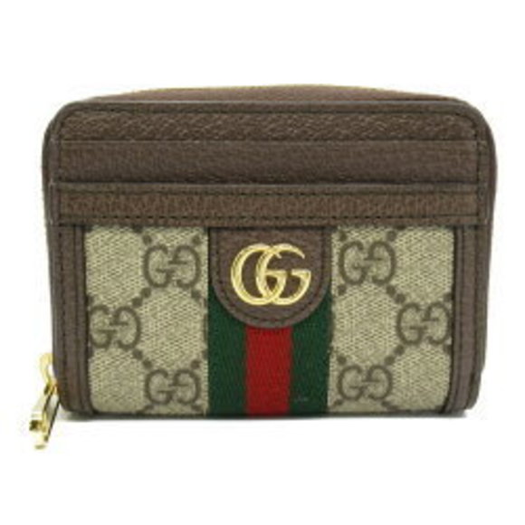 Gucci Ophidia Case Leather Brown Beige - Picture 1 of 8